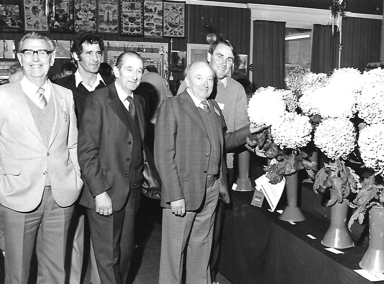 Southport Chrysanthemum Society show in Southport on October 1984