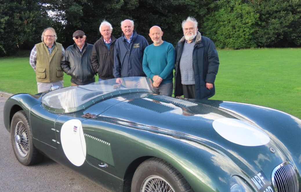 The organising team behind the Southport Classic and Speed event on the resorts Victoria Park this Sunday 10th October are pictured with the Jaguar C-type replica of team member Bernard Williamson from Tarleton. Left to right: David White, Bernard Williamson, John Bailie, Event Director Mike Ashcroft, Victoria Park Events General Manager Alan Adams and Martyn Griffiths. The Jaguar C-type was victorious in the gruelling Le Mans 24-hour race in 1951 and 1953. The example shown here will be on show at the Southport Classic and Speed event along with around 250 other fabulous cars from three centuries of motoring. Photo copyright Andrew Brown Media