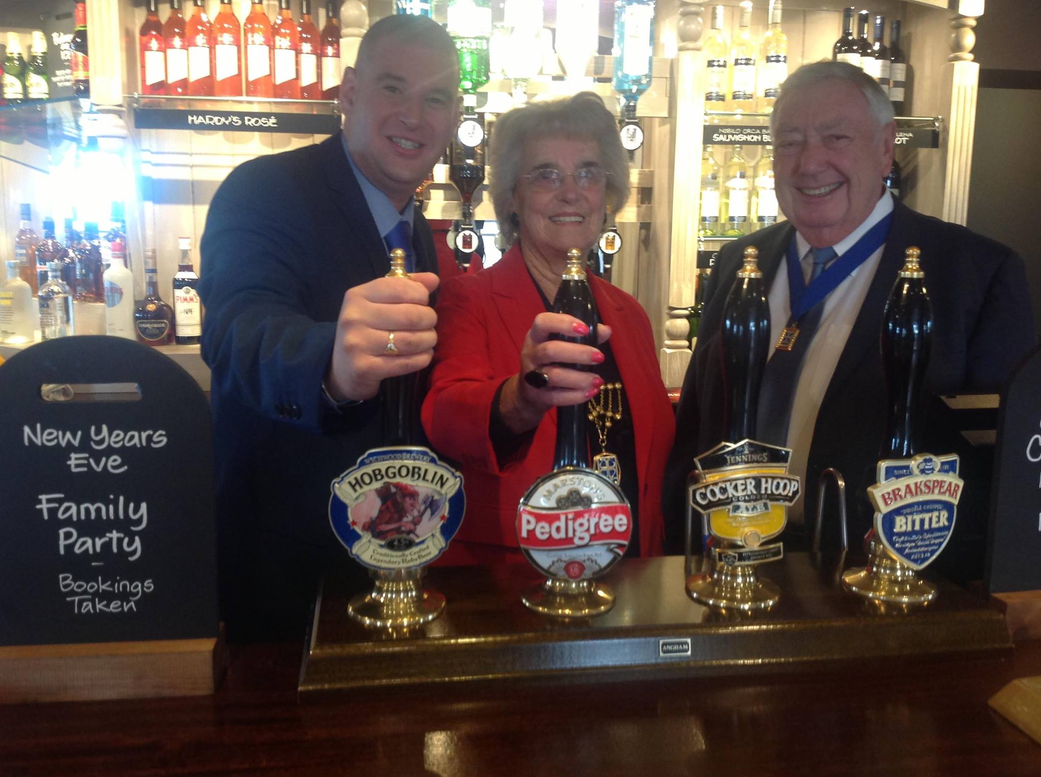 The Guelder Rose pub in Southport was officially opened on 14th October 2013 by Mayor of Sefton, Cllr Maureen Fearn, and consort Frank Winrow