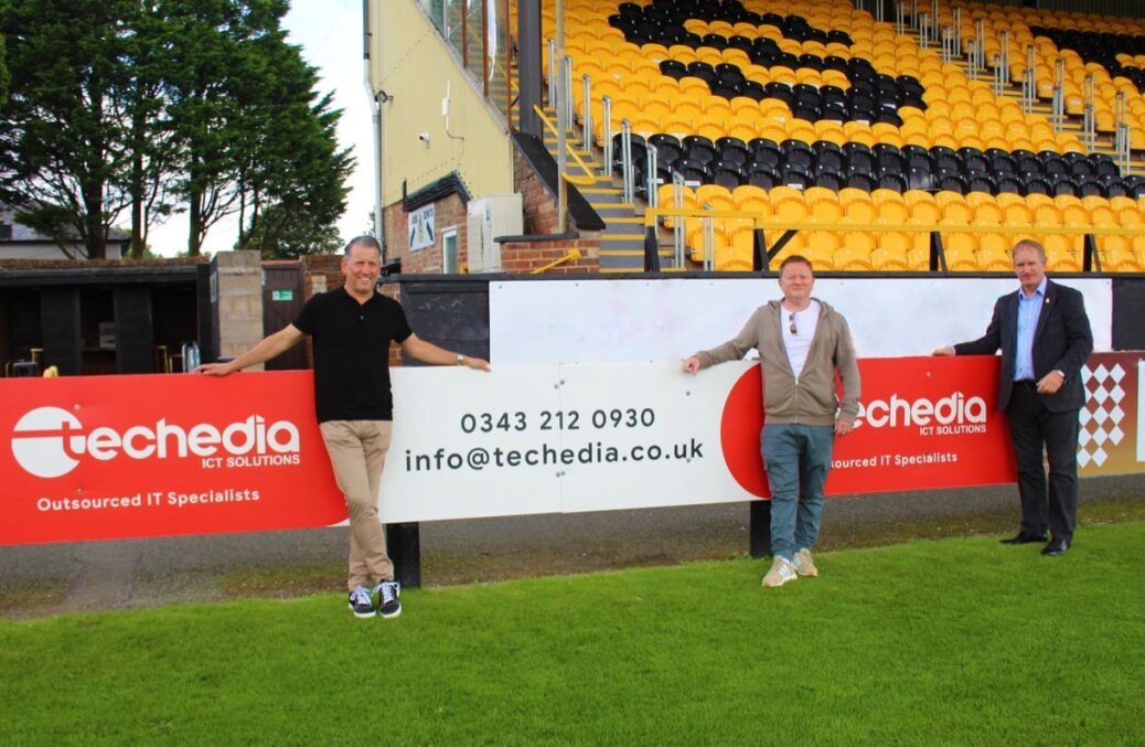 Techedia has extended its partnership with Southport FC to become the clubs main shirt sponsor