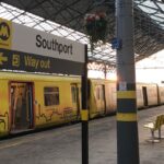 A train at Southport Railway Station. Photo by Andrew Brown Media