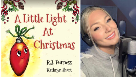 A Little Light At Christmas children’s book published as special song based on the story now online