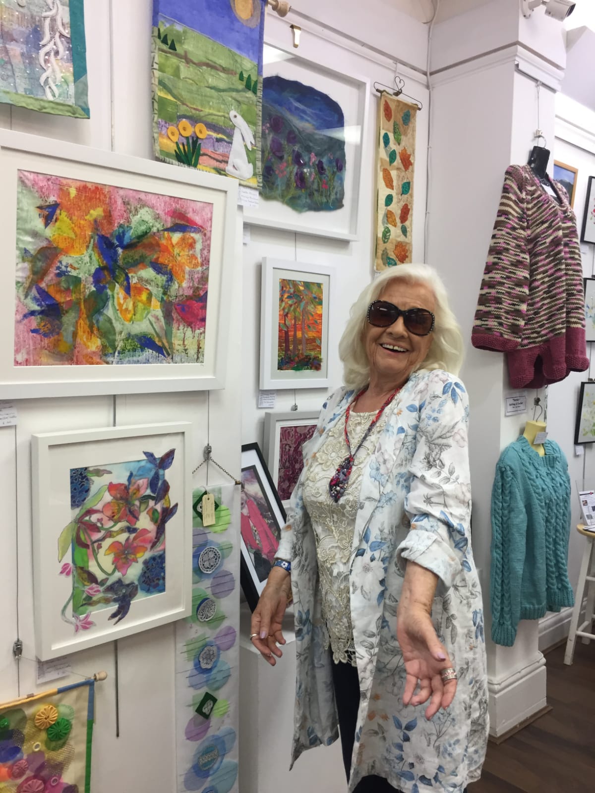 Jeanne Milbourn's artwork at ArtHouse in Southport 