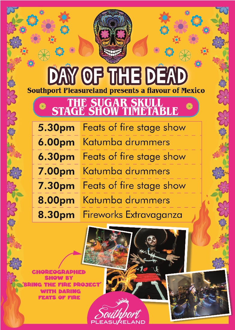The Day Of The Dead Festival at Southport Pleasureland 2021