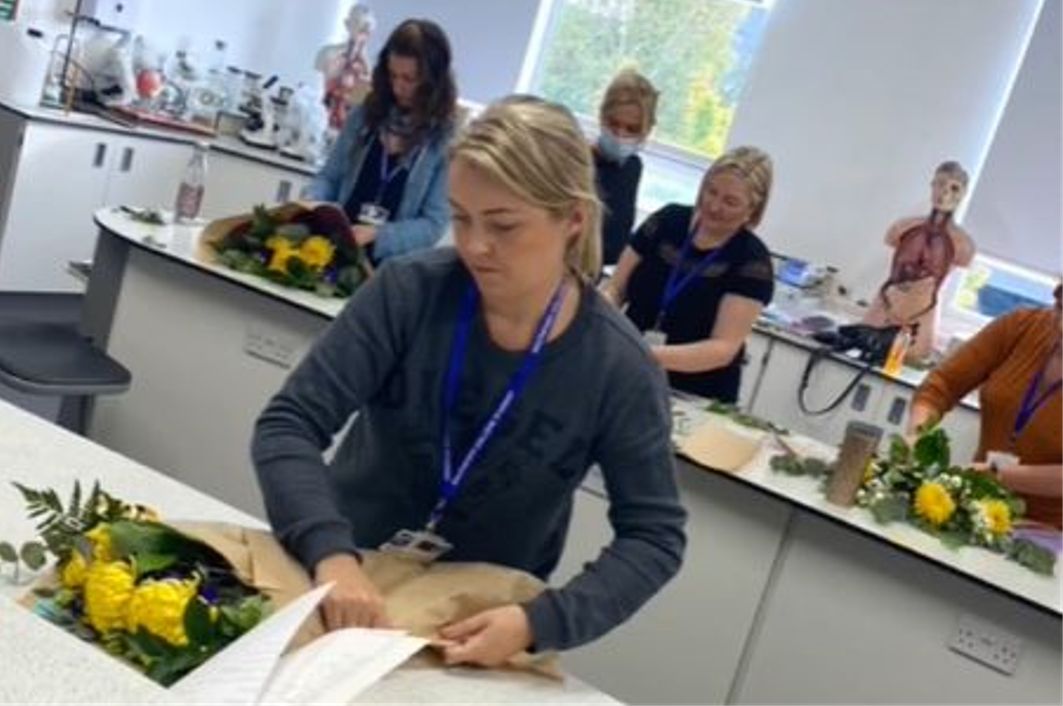 Students are enjoying a Floristry course at Southport College