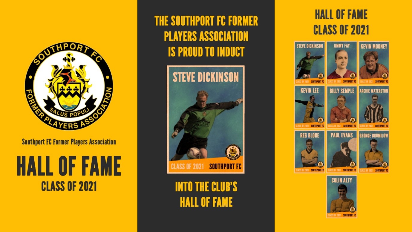 A Player Reunion & Hall Of Fame Saturday will take place at Southport FC