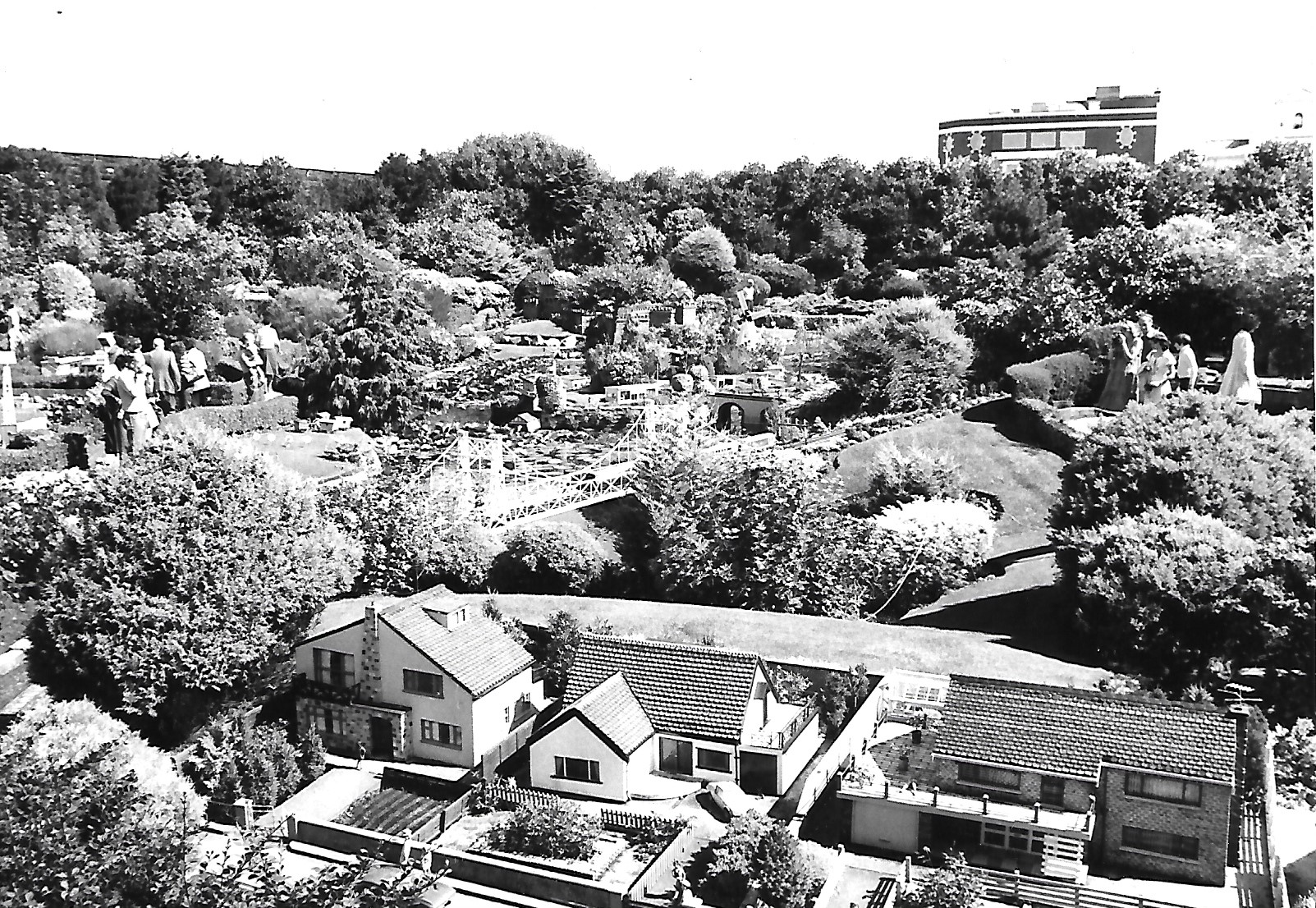 The Land Of The Little People in Southport in April 1984 with The Kingsway nightclub in the background