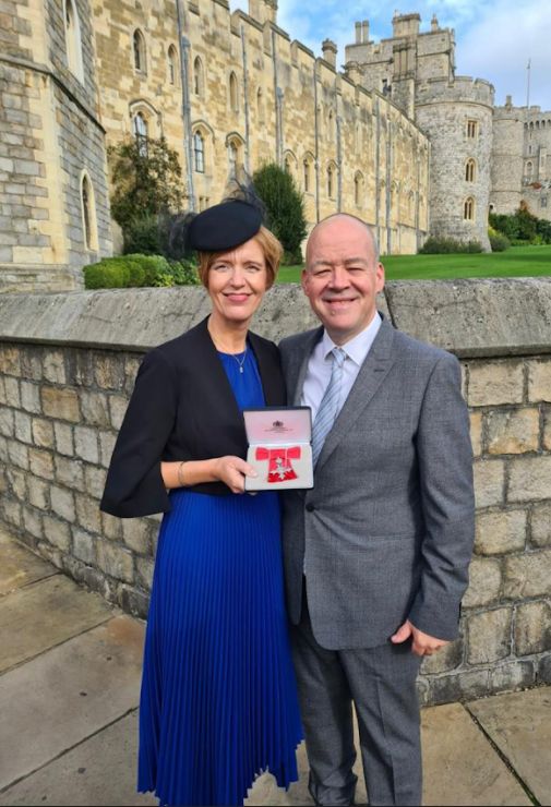Susanne Lynch, head of medicines management for NHS South Sefton Clinical Commissioning Group (CCG) and NHS Southport and Formby CCG, has been awarded an MBE - a Member of the Most Excellent Order of the British Empire, at a ceremony held in Windsor Castle