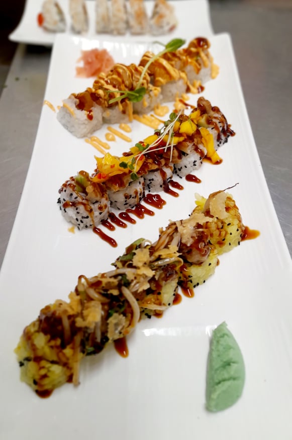 Sushi Fusion at Enelle's Glasshouse in Southport