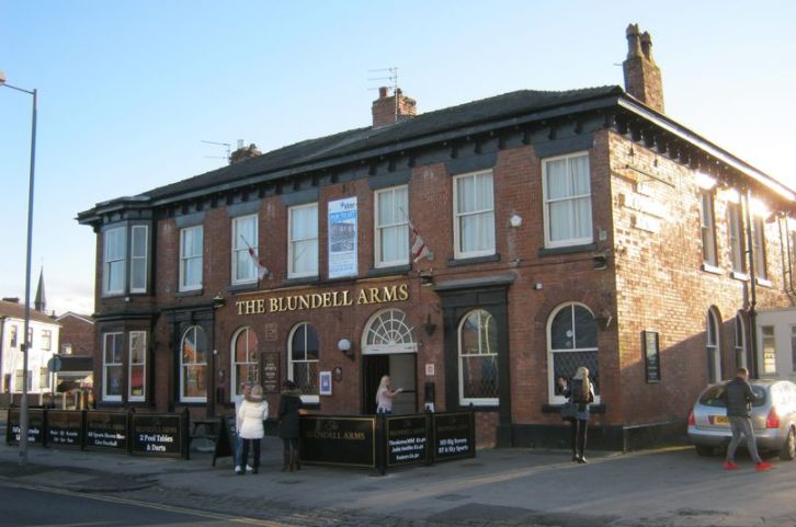 The Blundell Arms in Birkdale in Southport in 2016, on the last day it was open