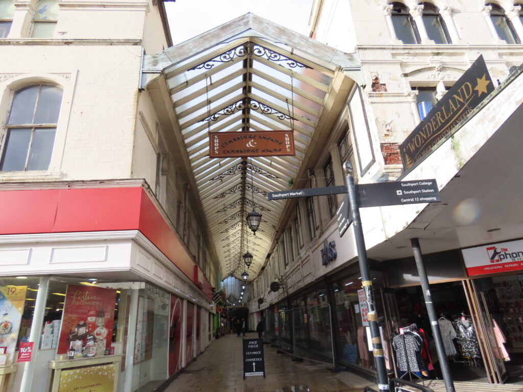 Cambridge Arcade and Cambridge Walks in Southport. Photo by Andrew Brown Media