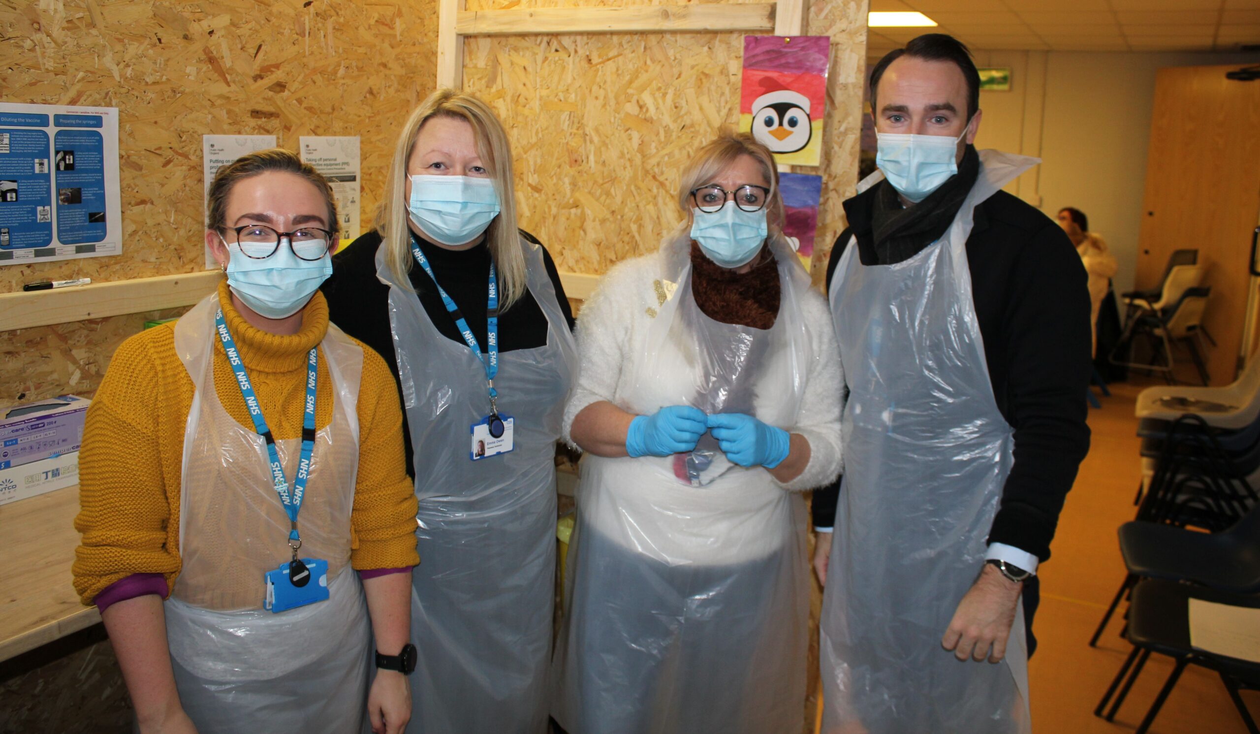 The Sefton CCG pharmacy team - L to R Clara Wright, Emma Owen, Pam McGorry, Mark Kelly