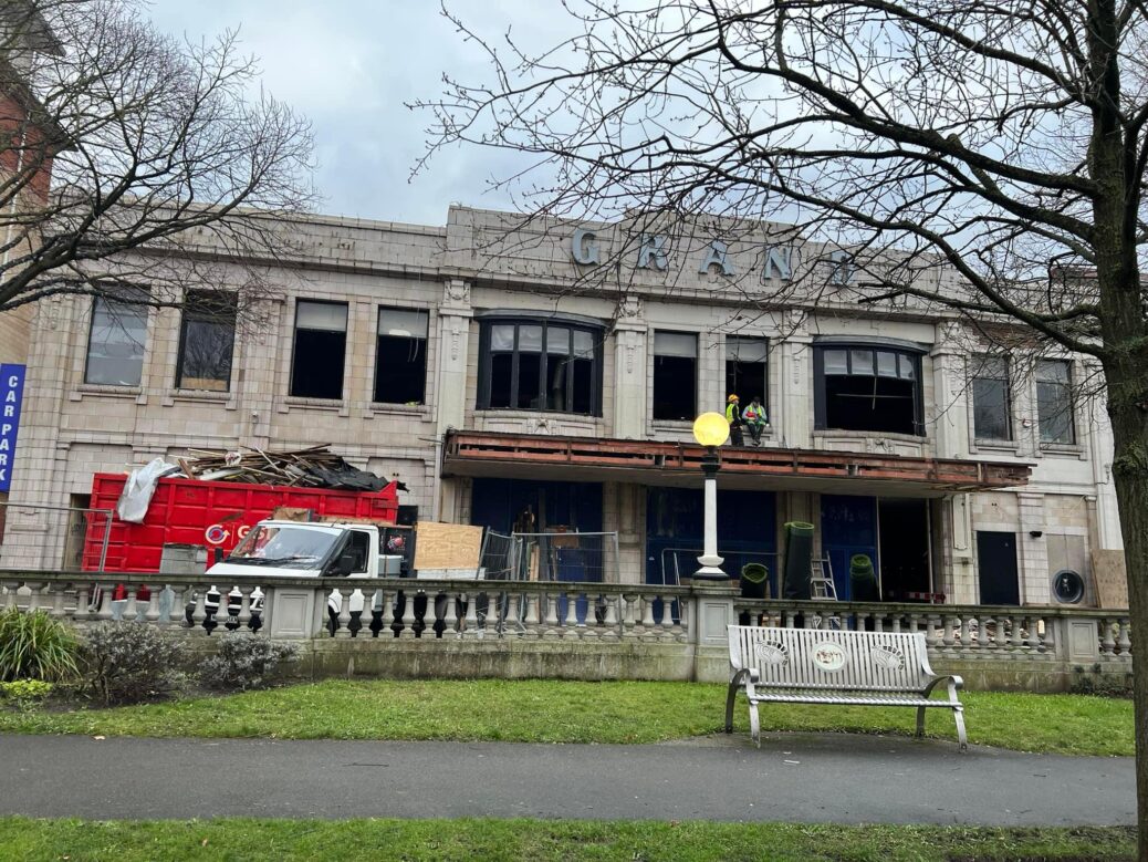 Building work begins on the former Grand Casino building on Lord Street in Southport. Photo by Dave Gregg