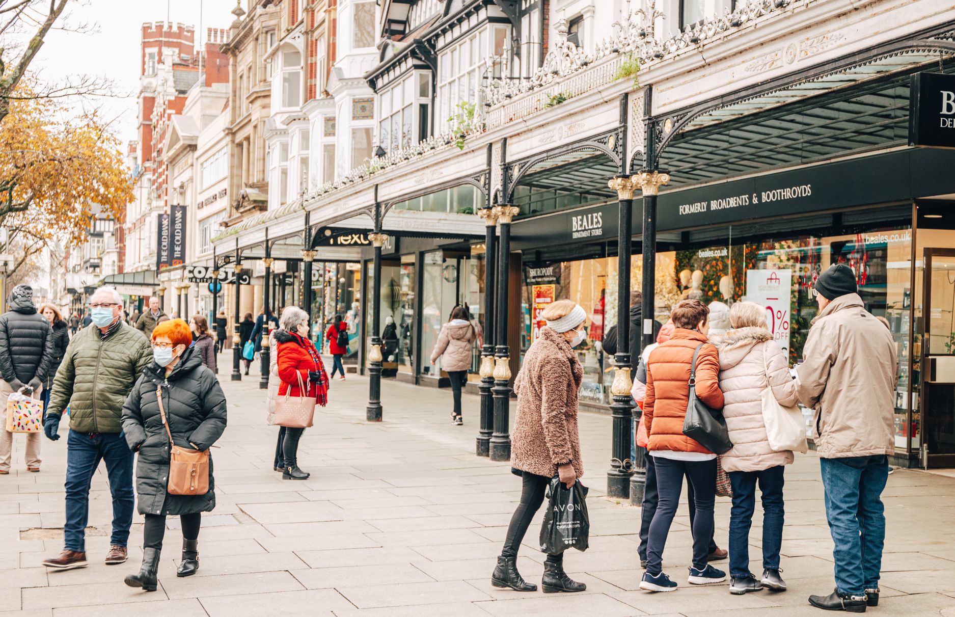 People enjoy shopping in Southport. Photo by Southport BID