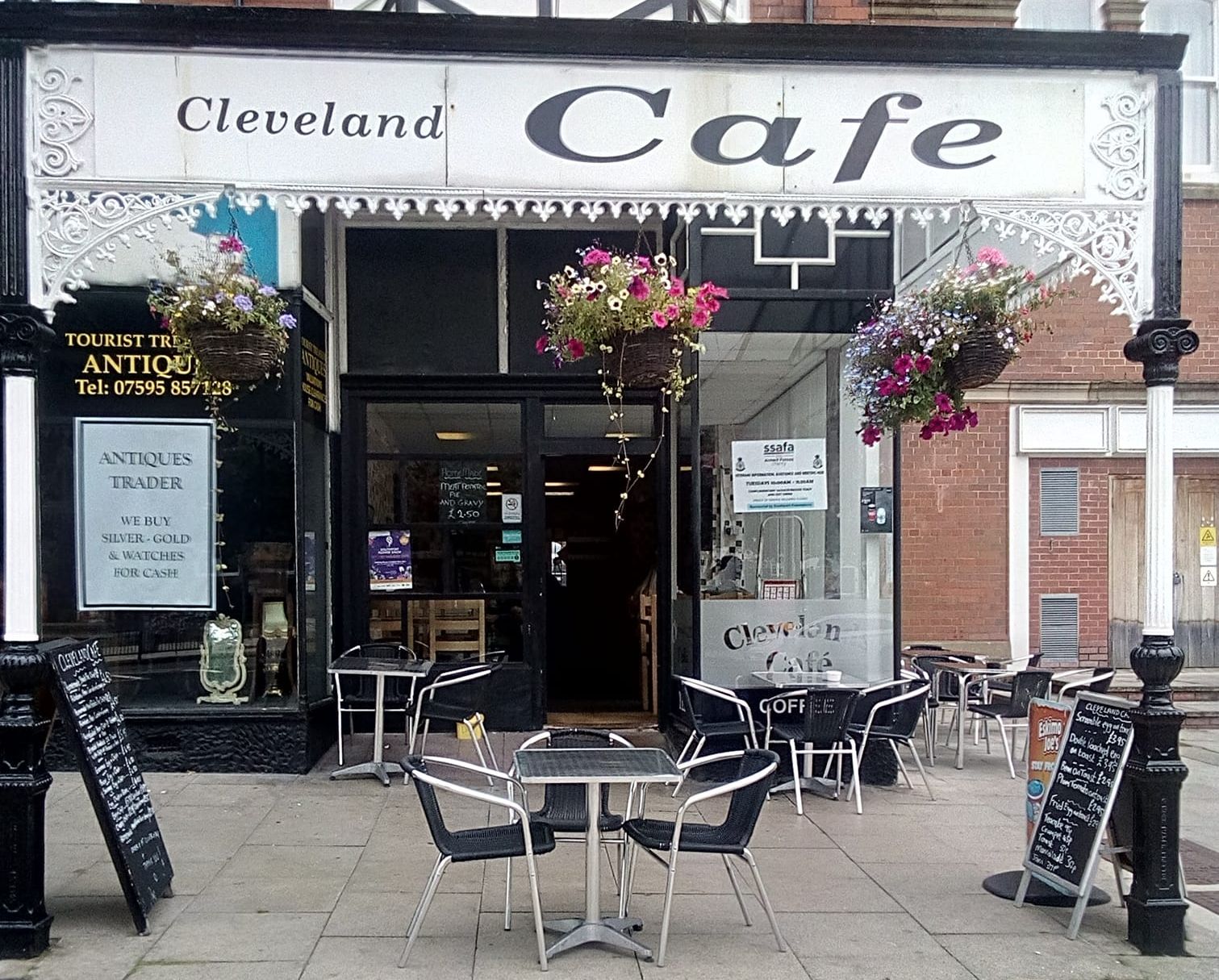 Cleveland Cafe on Lord Street in Southport