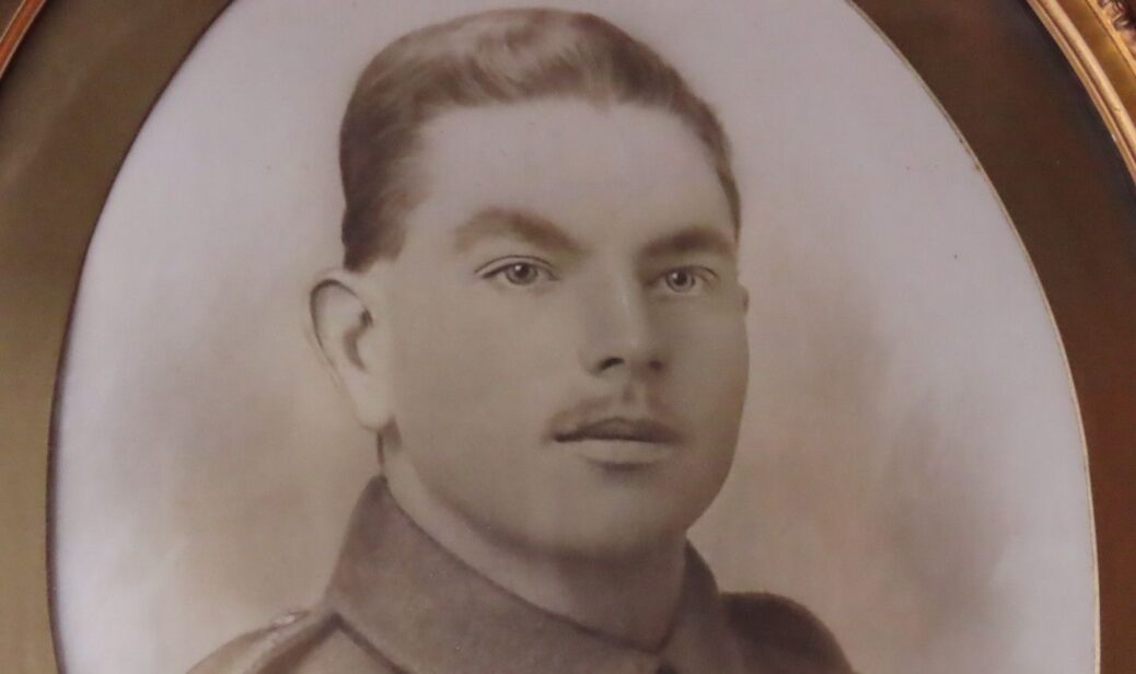 People are being asked to help solve a mystery about a soldier who served in World War One whose picture hangs on the wall of Kokomo Coffee & Wine Bar on Bold Street in Southport. Photo by Andrew Brown Media