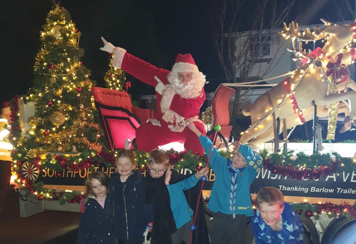 The Southport Hesketh Round Table Santa Sleigh and their dancing Santa raise thousands of pounds for local charities every year
