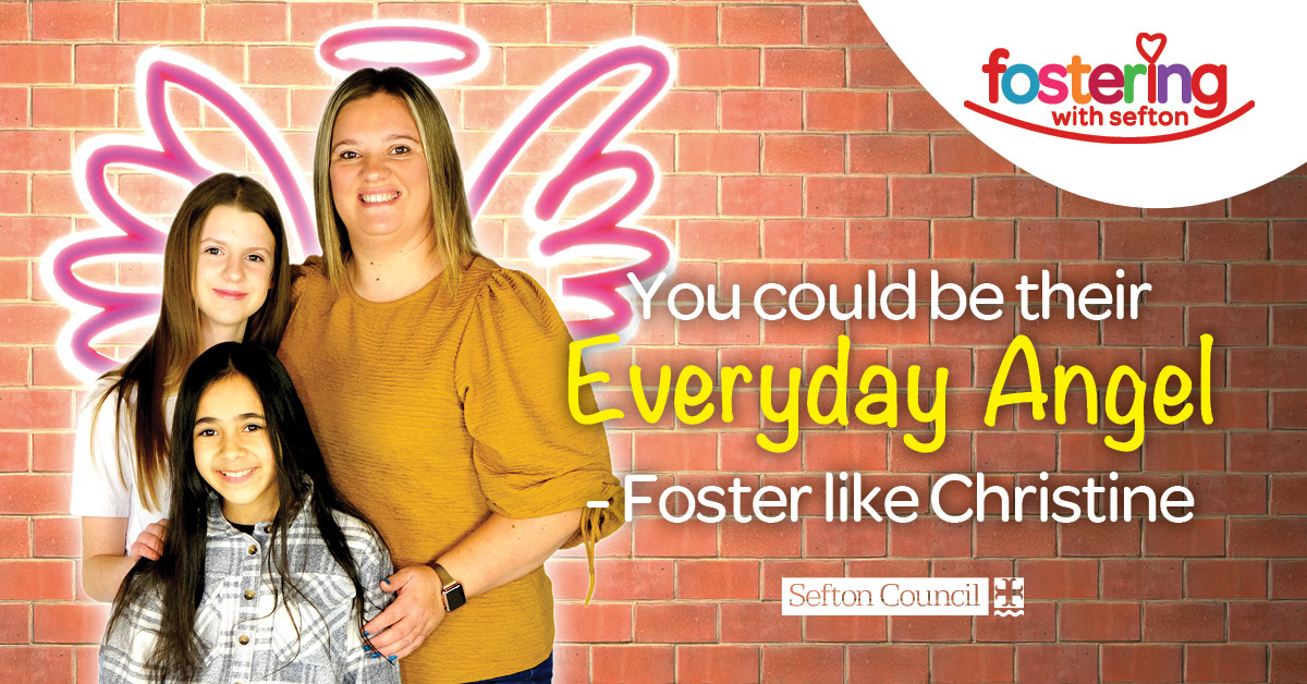 Sefton Council is launching its #EverydayAngel campaign to show its appreciation for all the fantastic work foster carers do and for the care they provide