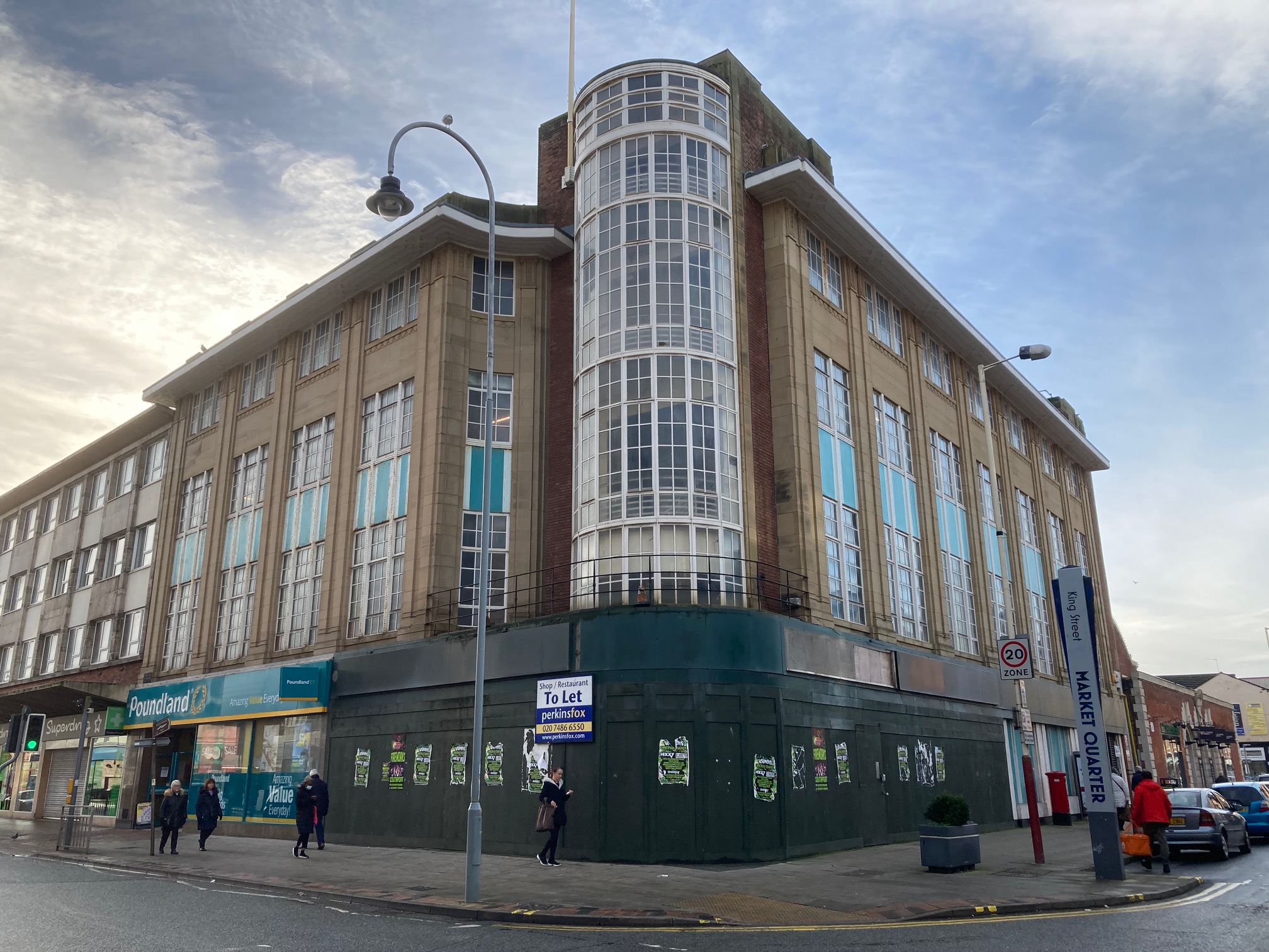 The former McDonalds building on the corner of Eastbank Street and King Street in Southport. Photo by Andrew Brown Media 