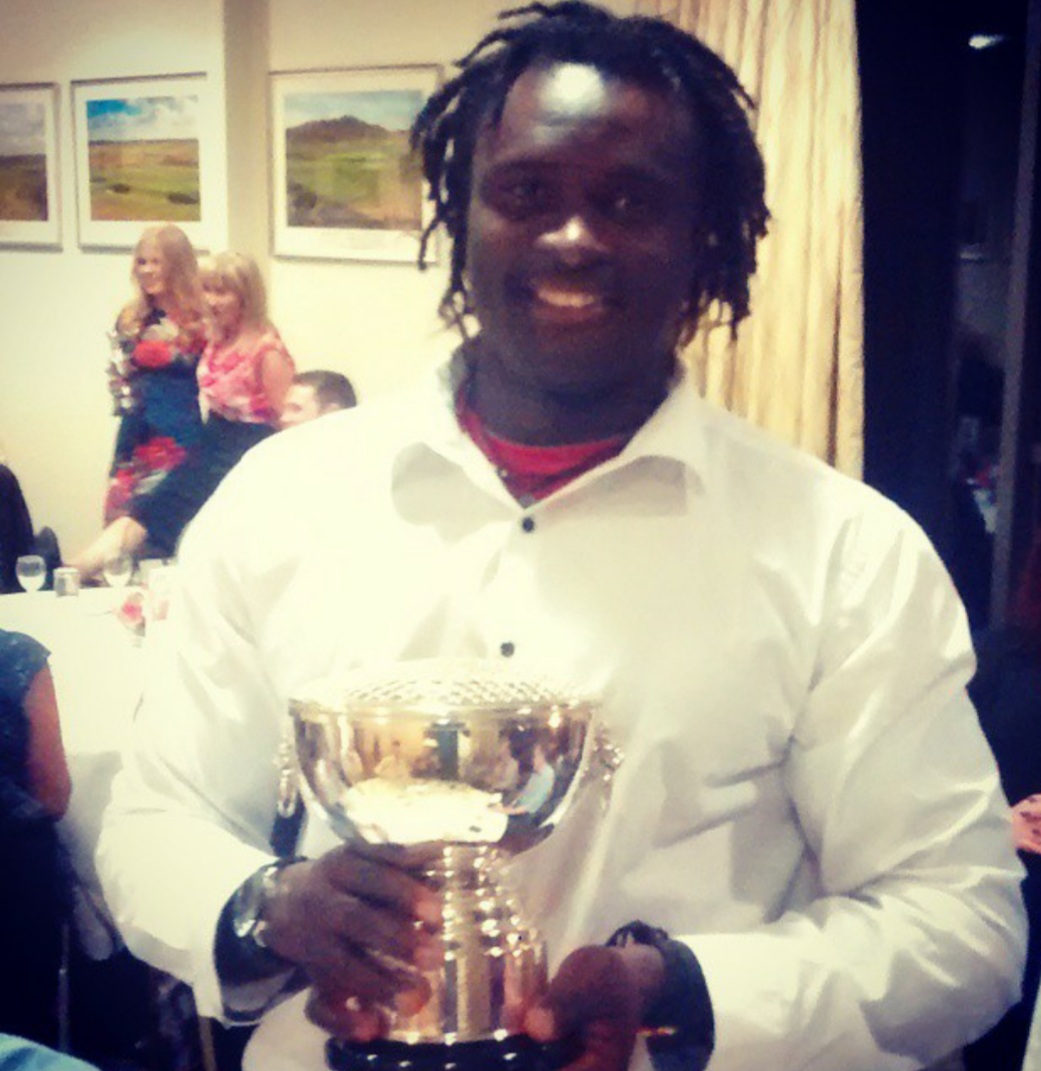 Sam Jalloh the Harri Davis Trophy Winner 2014
