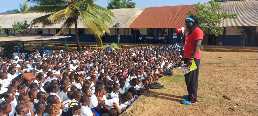 Sam Jalloh on the Motivate Africa Tour 2021