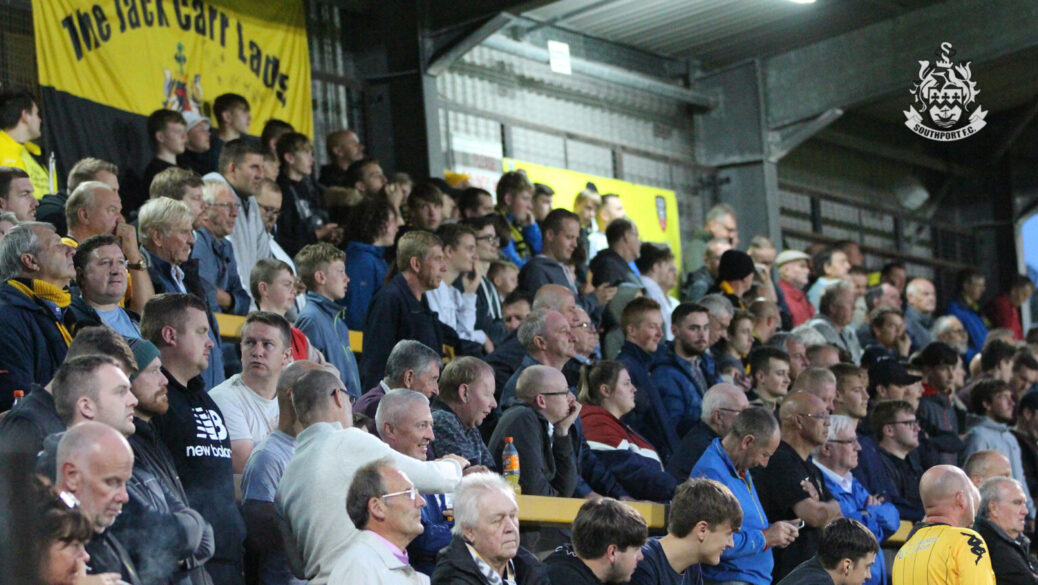 Southport FC fans. Photo by Southport FC