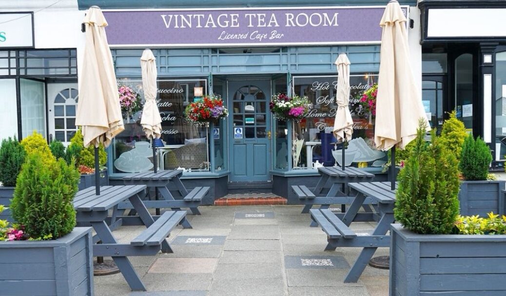 Vintage Tea Room on Botanic Road in Churchtown in Southport