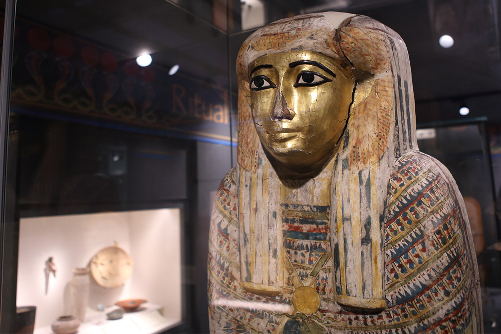 The Egyptology collection at The Atkinson in Southport