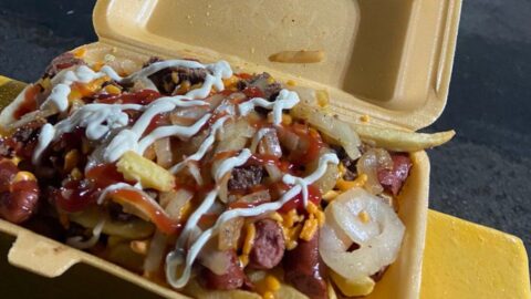 Southport FC’s dirty fries goes viral as Footy Scran makes Lourdes Deli offering a Twitter sensation