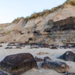 The 'tobacco cliffs' at Formby. Photo by The National Trust