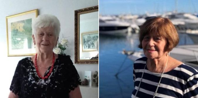 Marie Cunningham (left) and Grace Foulds died following a collision on Lulworth Road in Southport
