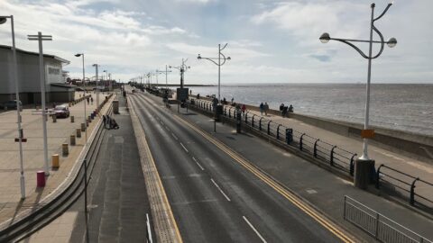 Marine Drive in Southport temporarily closed on Friday as Storm Eunice sweeps in