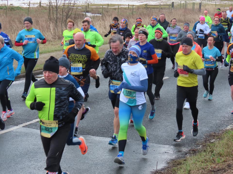 Runners take part in the 2022 Southport Mad Dog 10k run. Photo by Andrew Brown Media