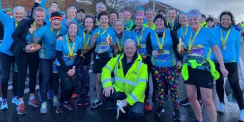 Sixty runners from Southport Strollers enjoy 2022 Southport Mad Dog 10k run