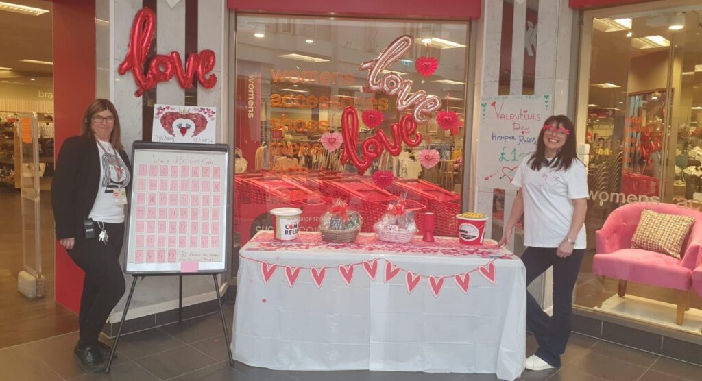 Staff at TX Maxx in Southport are raising money for Comic Relief