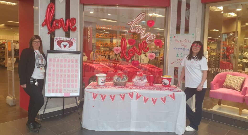 Staff at TX Maxx in Southport are raising money for Comic Relief