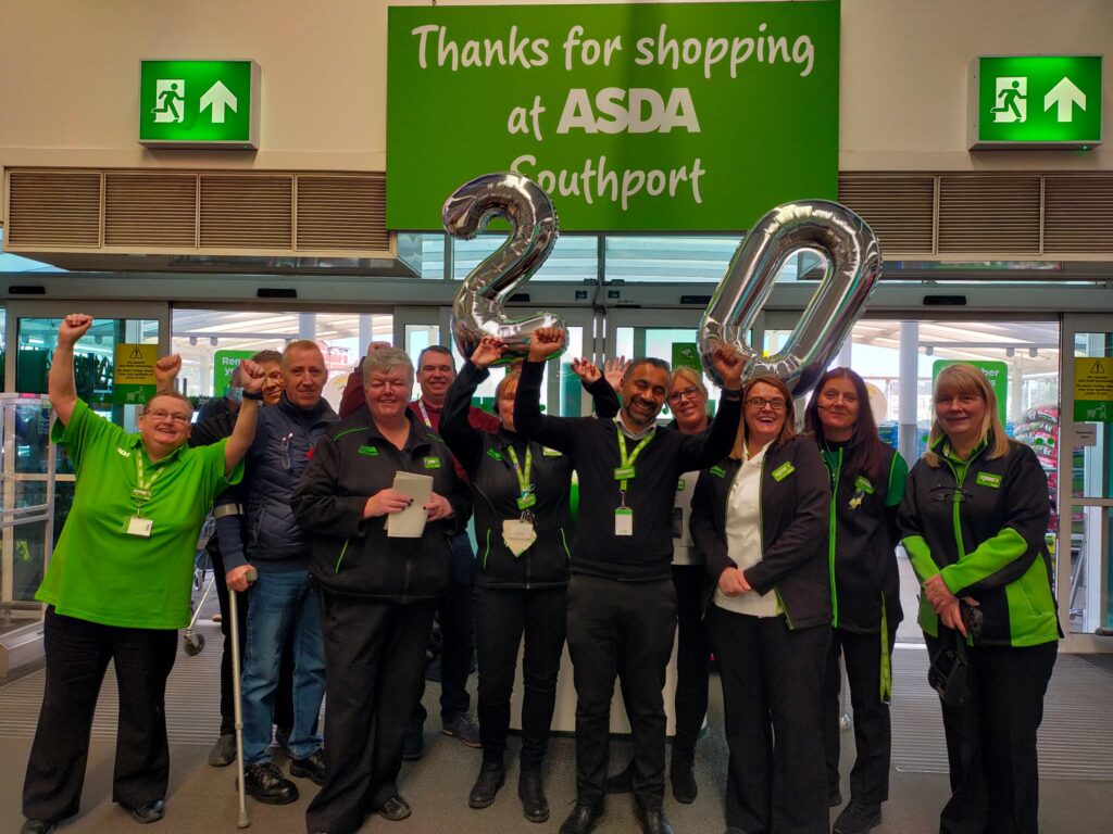The Asda supermarket in Southport is celebrating its 20th birthday