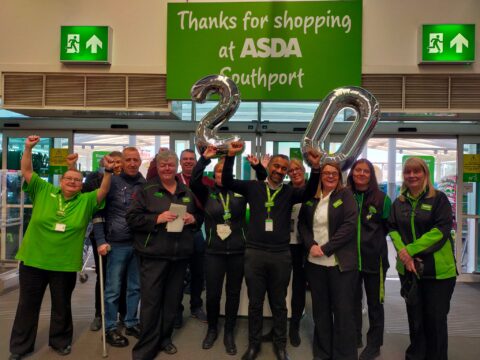 Asda supermarket in Southport celebrates 20th birthday with 23 staff still there from 2002