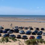 The beach car park at Ainsdale Beach in Southport