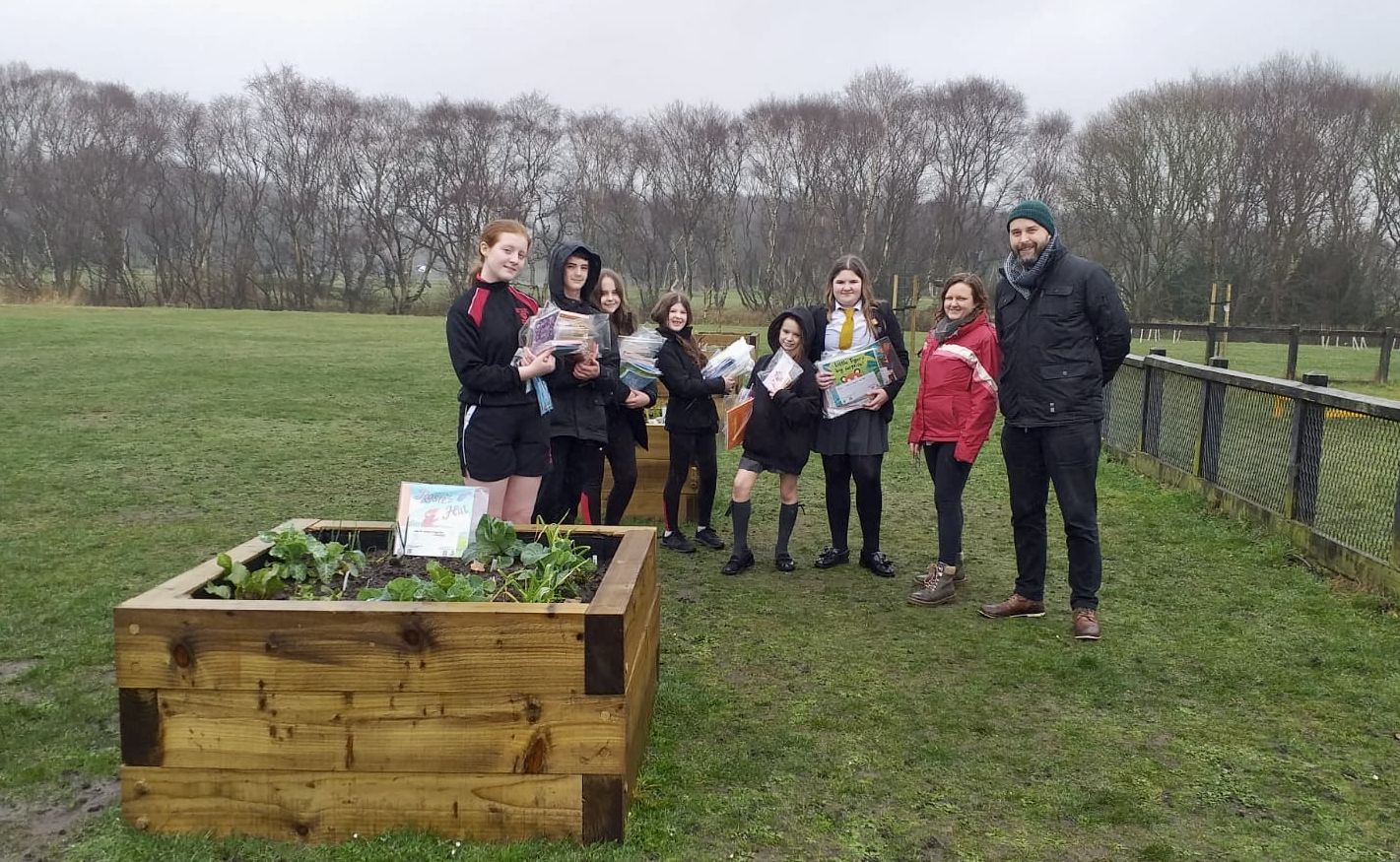 The children of High Park have been looking for books in High Parks green spaces on World Book Day (3 March)