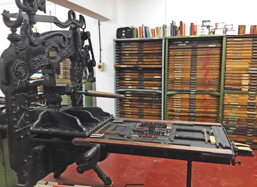 An historic former Southport Visiter printing press now tasks pride of place at the Merseyside Museum of Printing, which is situated within Amorini Antiques Centre in Birkenhead in Wirral