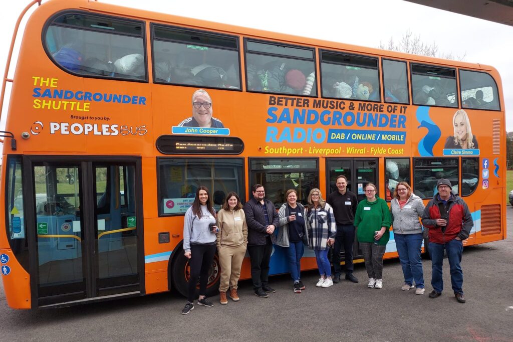 Sandgrounder Radio in association with Peoples Bus have been helping to deliver thousands of donations, from local people in the Southport area to the International Aid Trust as part of The Lakeside Church's Ukraine Appeal