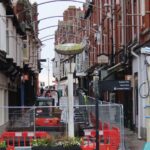 Work has begun on the £1million transformation of Scarisbrick Avenue in Southport. Photo by Andrew Brown Media