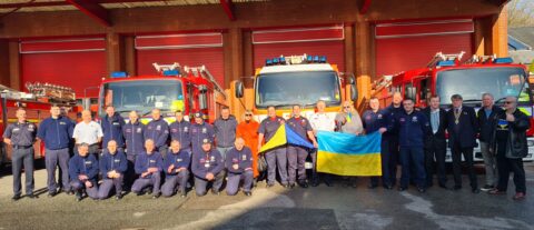 Merseyside firefighters join convoy delivering vital firefighting kit and equipment to Ukraine