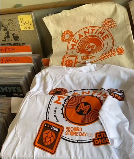 T-shirts for Record Store Day at Quicksilver Music in Southport