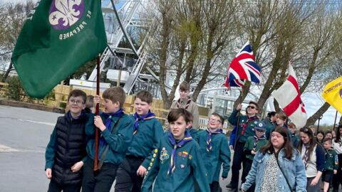 In Pictures: Southport Cubs, Scouts and Beavers enjoy return of St George’s Day Parade