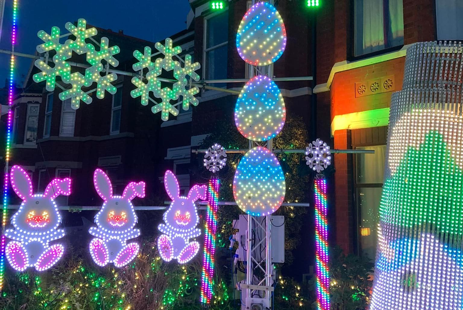 The Sidney Road Lights in Southport