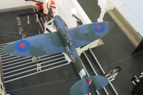 Spitfire sculpture takes pride of place in Southport honouring Polish RAF World War two heroes