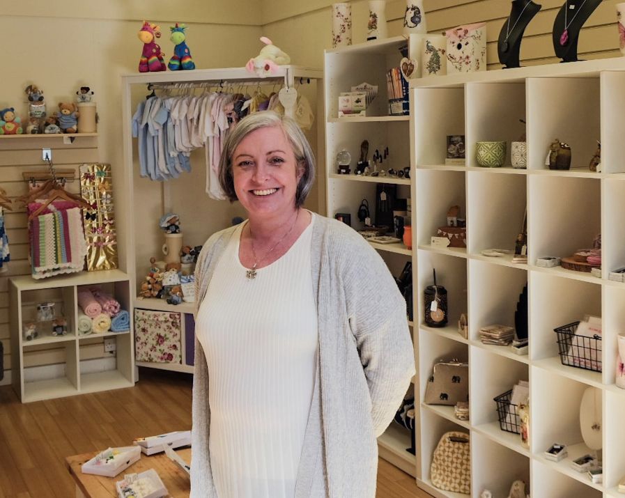 Joanne Herbert owner of the new Enchanted Gifts and Crafts shop at Wayfarers Arcade on Lord Street in Southport