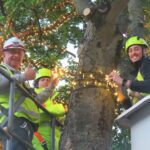 Lighting firm IllumiDex UK Ltd is making Ainsdale in Southport sparkle by lighting up the Village. Photo by Andrew Brown Media